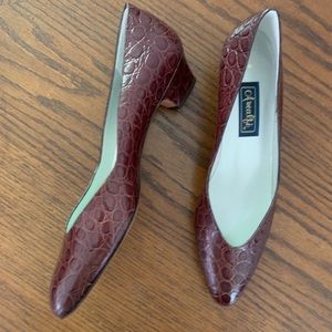VINTAGE Amalfi Leather Low Heel